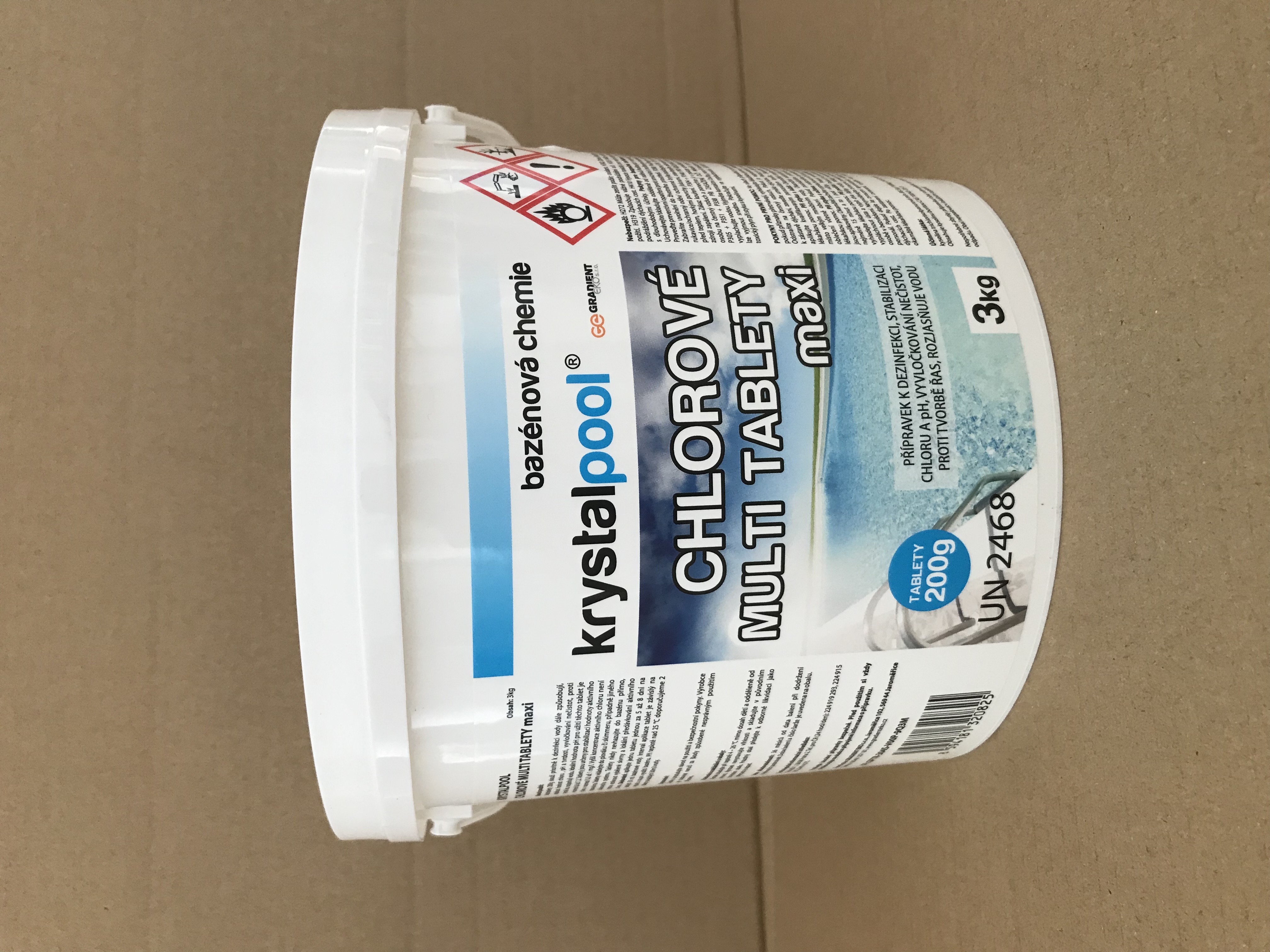 Chlorové multi tablety maxi - 3 kg (200g)