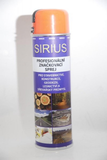 Značkovací sprej Sirius Standard 500ml oranžový
