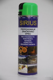Značkovací sprej Sirius Standard 500ml zelený