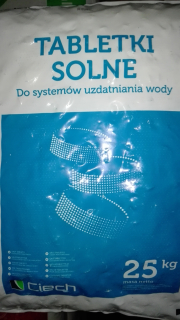 Tabletová sůl 25 kg k úpravě vody