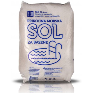 Mořská sůl do bazénu 25 kg - Chorvatská